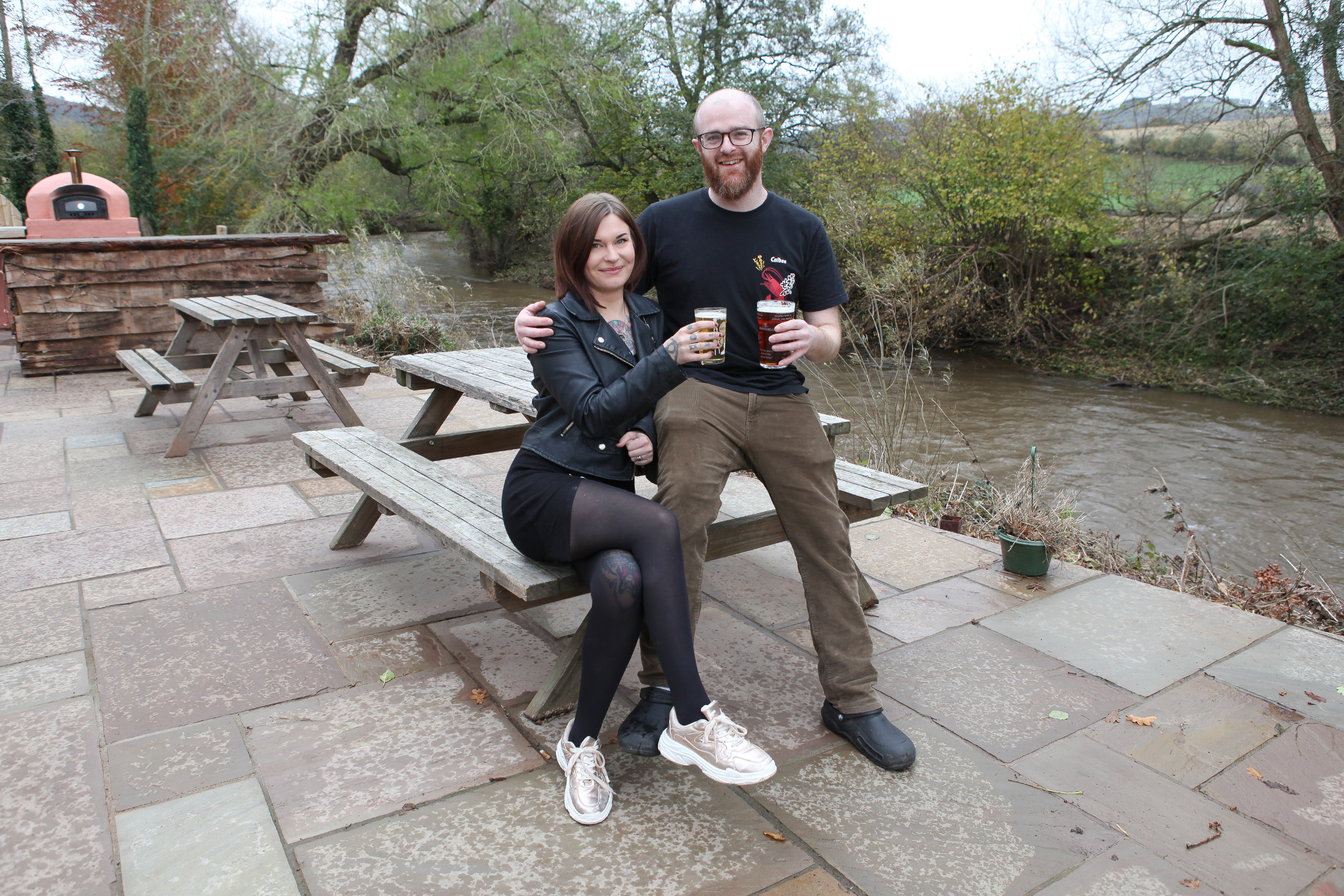 Landlord and Landlady of the Bridge Inn, Kentchurch