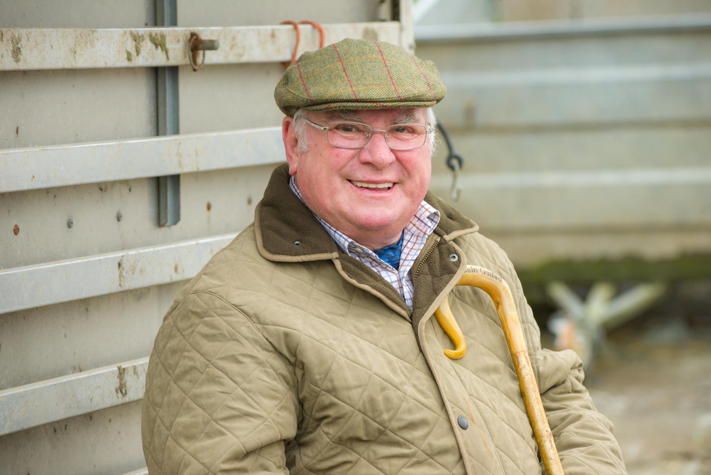 Cefn Gwlad presenter Dai Jones Llanilar. Picture by S4C