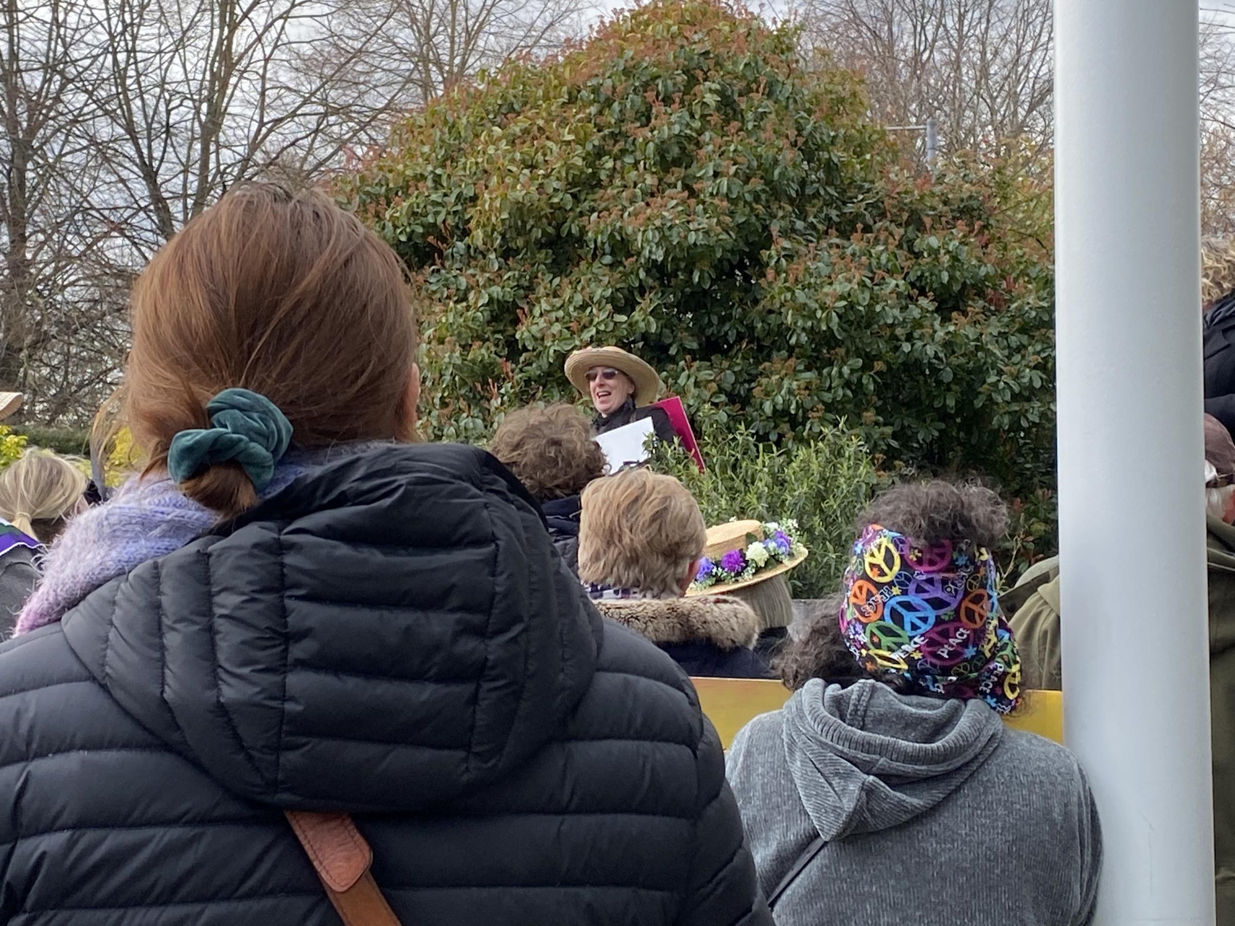 Suffragette poster parade Hereford