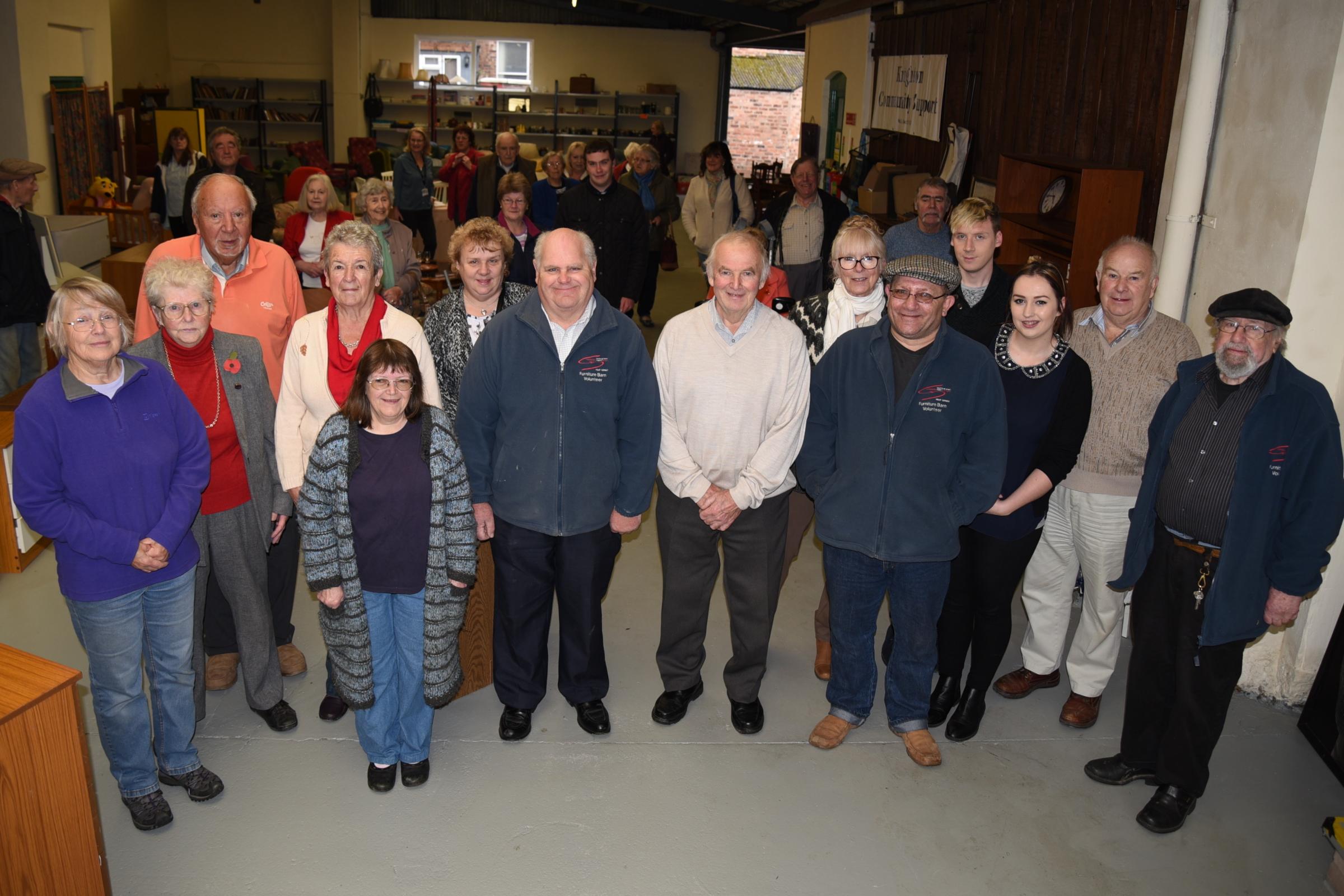 Knighton Community Support Project Furniture Barn Reopens