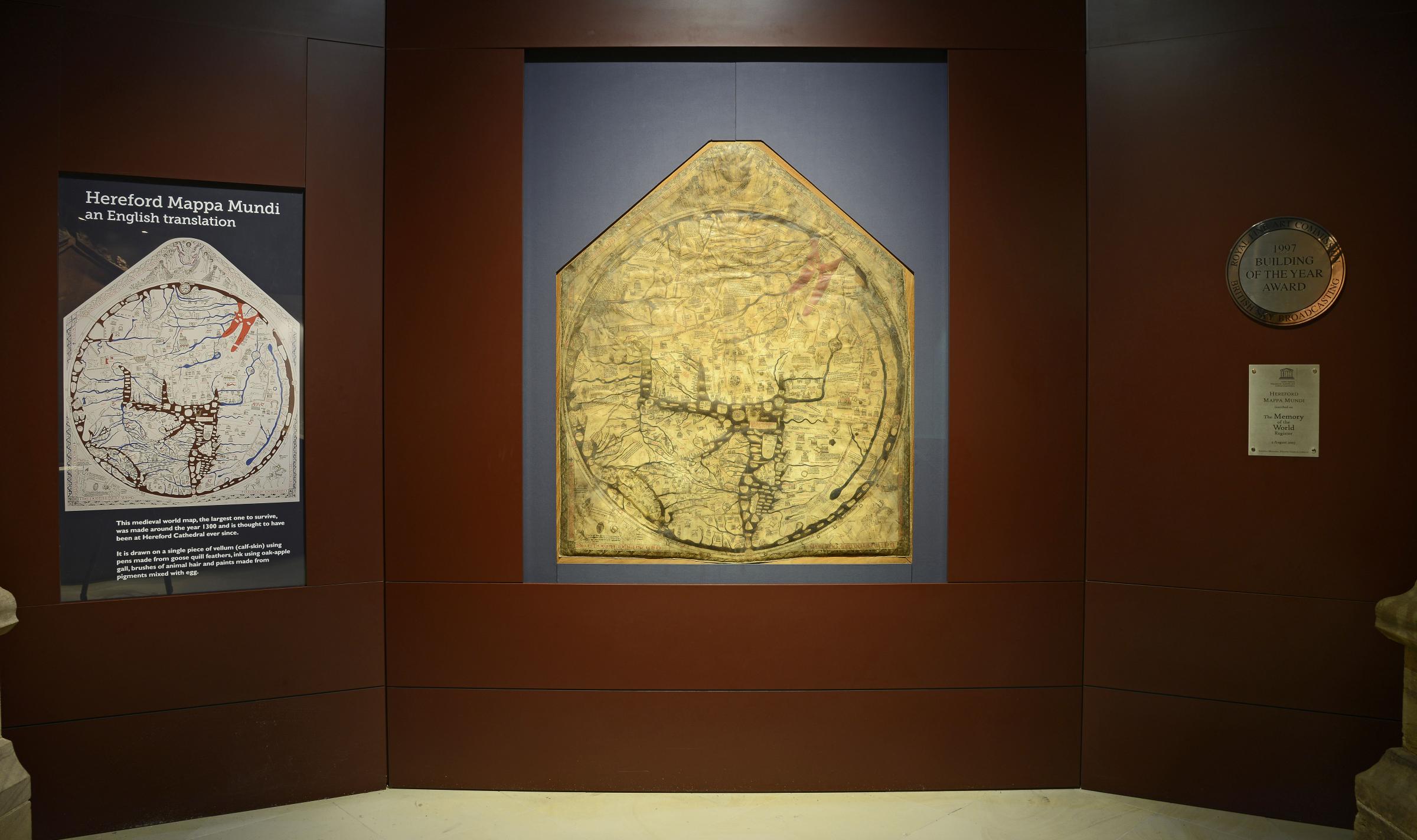 Mapa Mundi Hereford Cathedral Get Closer To The Mappa Mundi At Reopened Exhibition At Hereford Cathedral  | Hereford Times